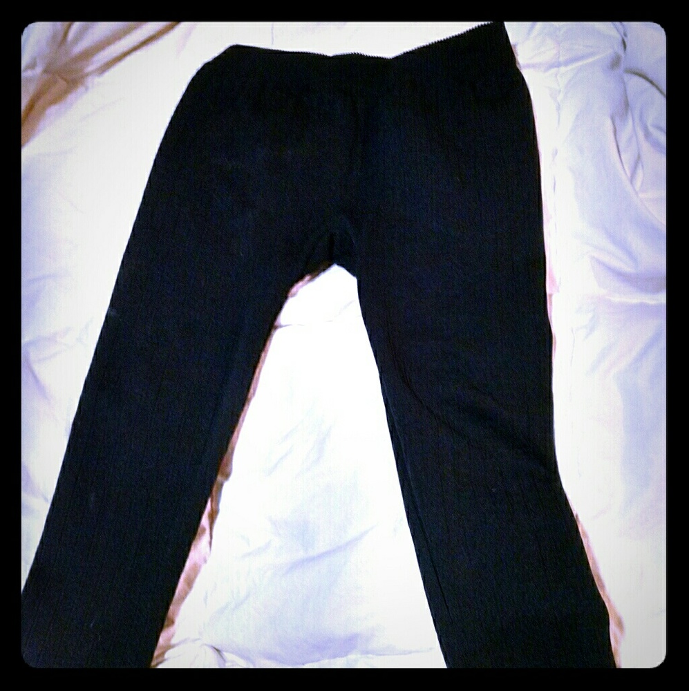 Black dress leggings